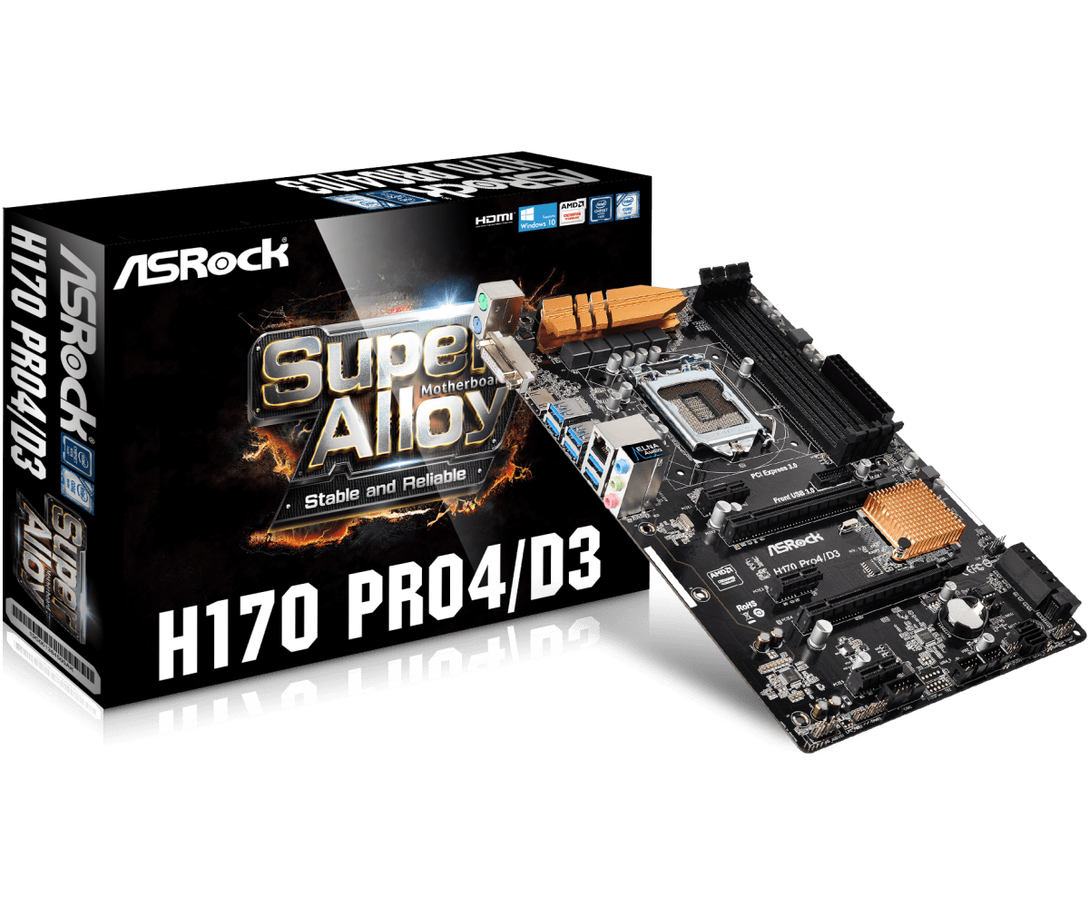 Asrock h170 pro4s обзор